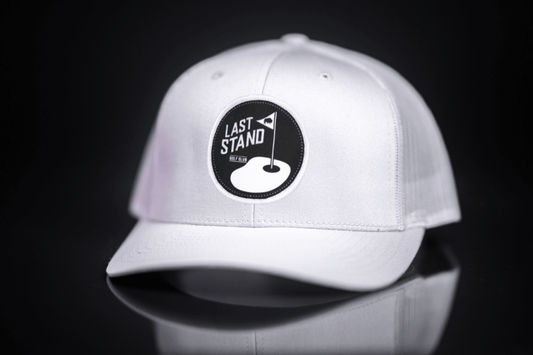 Last Stand Golf / Golf Club / Curved Bill Mesh Snapback - 029 - Silver - Club Rehab