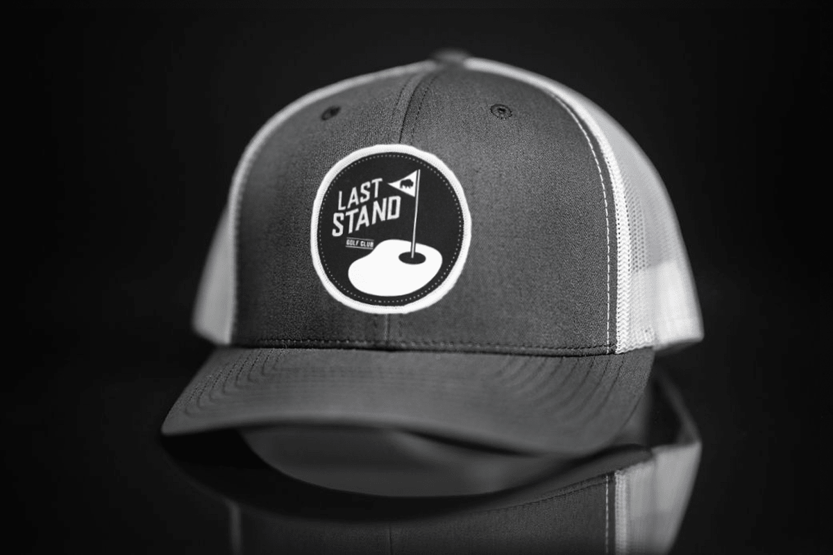 Last Stand Golf / Golf Club / Curved Bill Mesh Snapback - 029 - Charcoal / White - Club Rehab