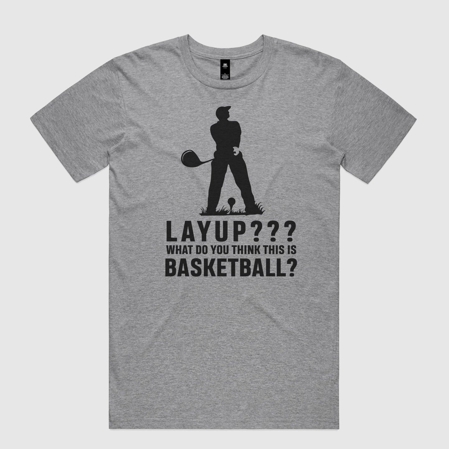 Layup? T-Shirt - Grey Small - Club Rehab
