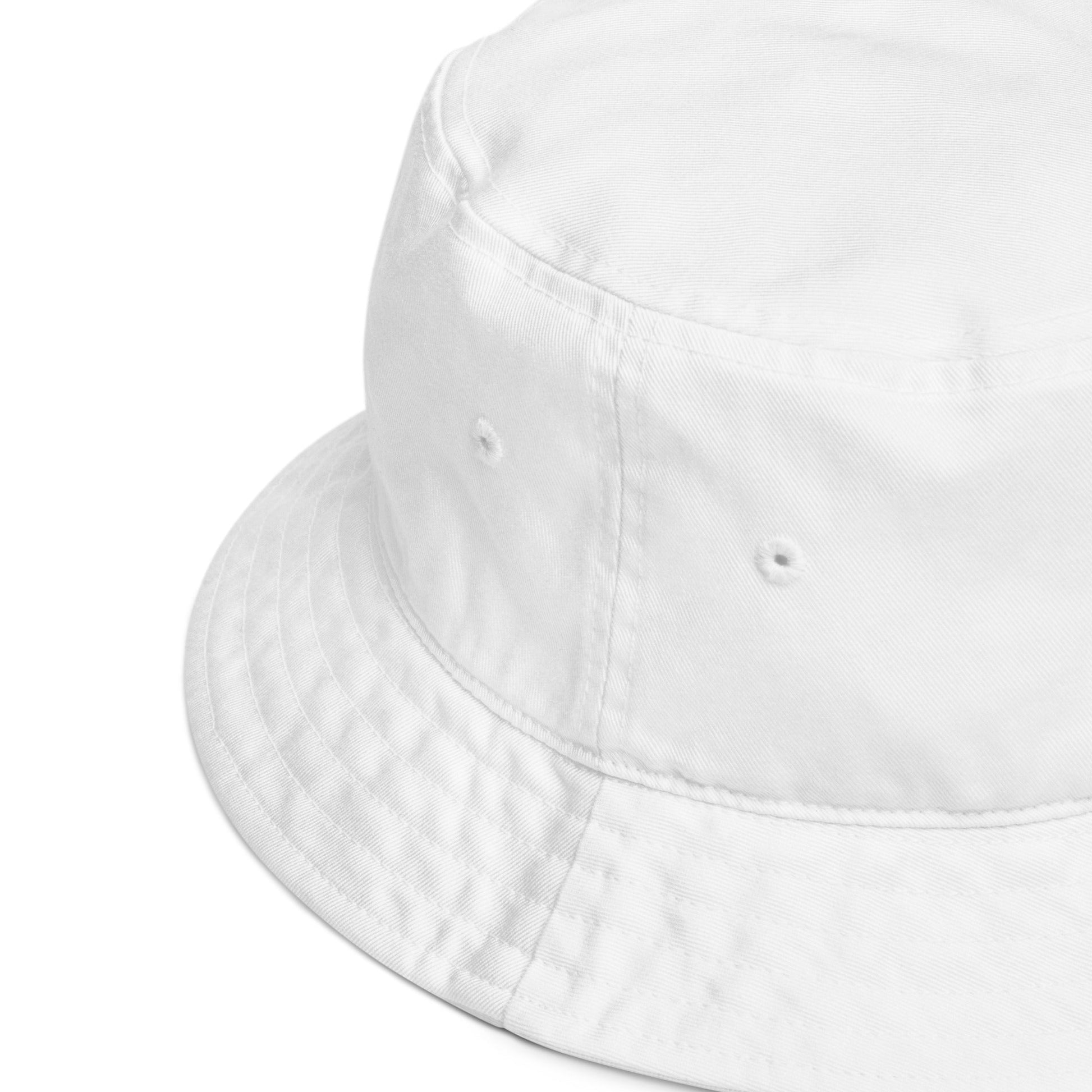 le golf Bucket Hat, Embroidered Golf Hat for Women & Men – Minimalist Country Club Style - Bio White - Club Rehab
