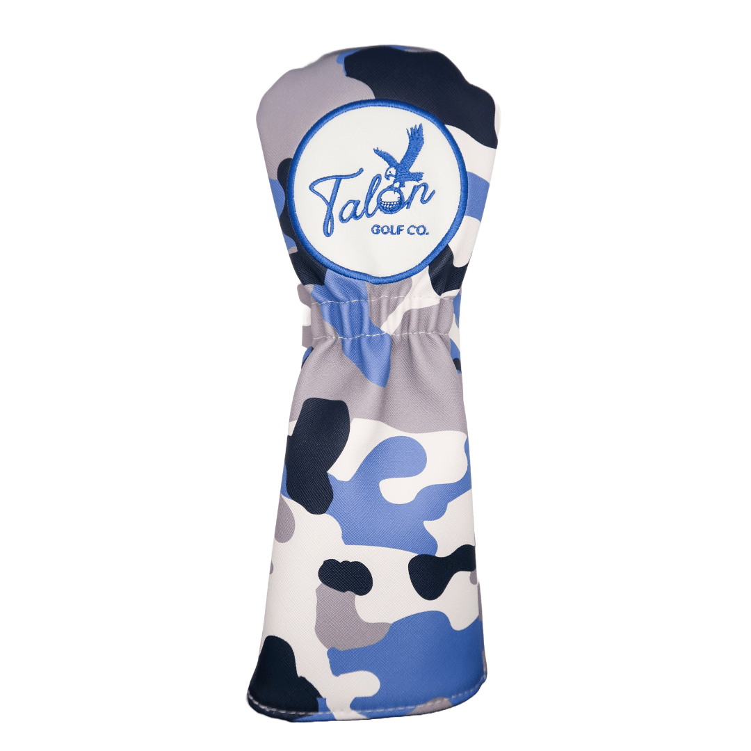 Leather Fairway Wood Headcover - Blue Camo - Club Rehab