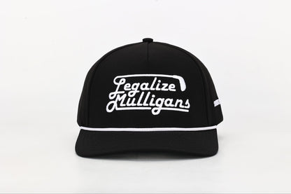 Legalize Mulligans Black Rope Hat - Club Rehab