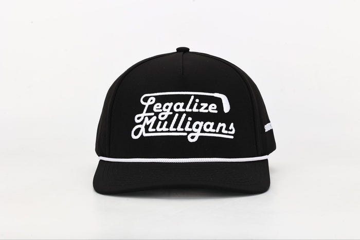 Legalize Mulligans Black Rope Hat - Club Rehab