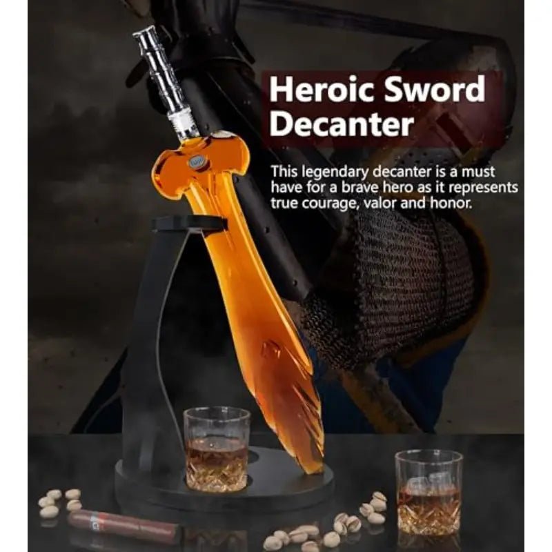 Legendary Sword Decanter Gift Set - Club Rehab