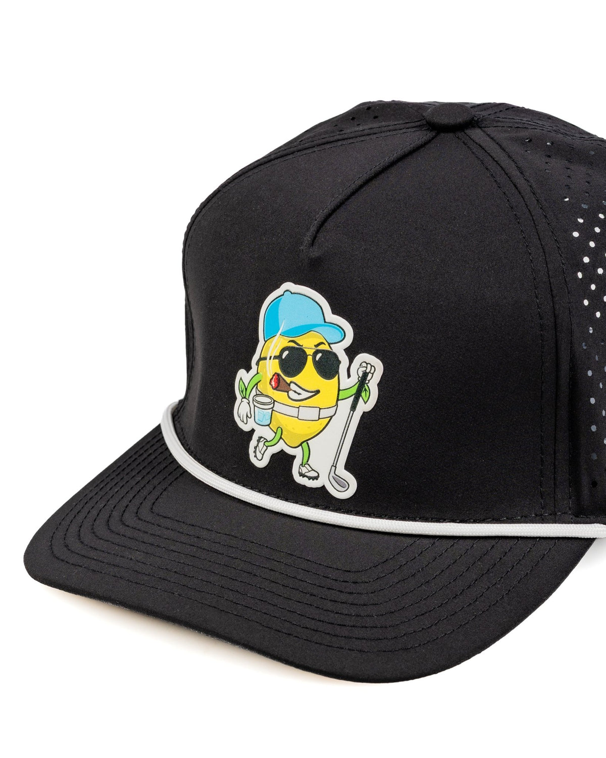 Lemon Guy - Perforated Rope Hat - Club Rehab