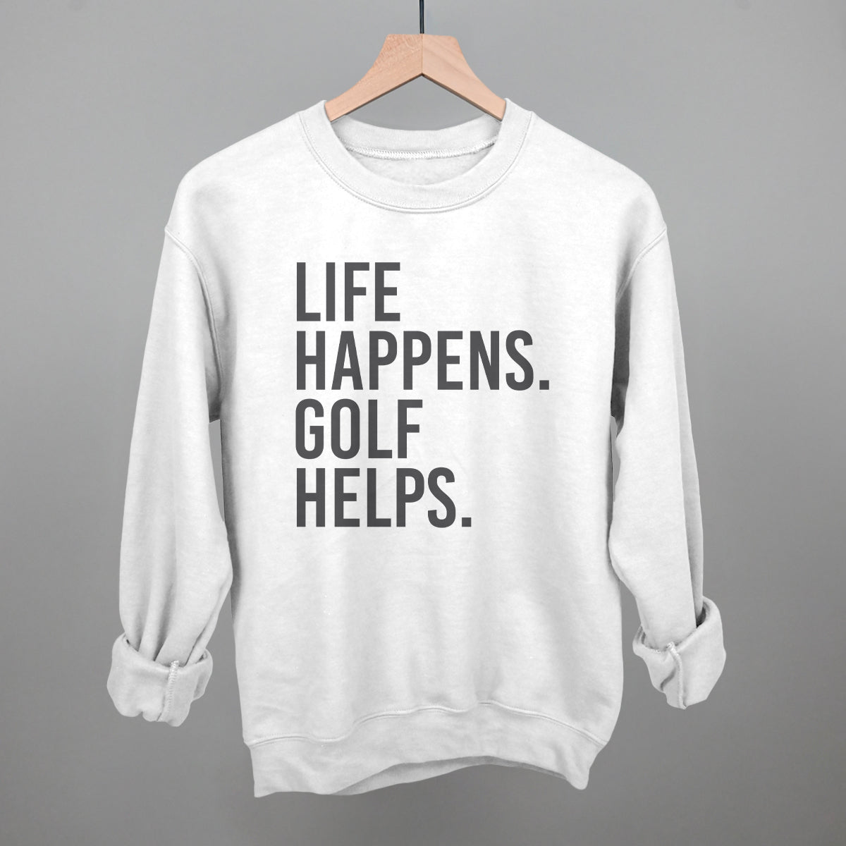 Life Happens Golf Helps, White version, alternate product view 8
