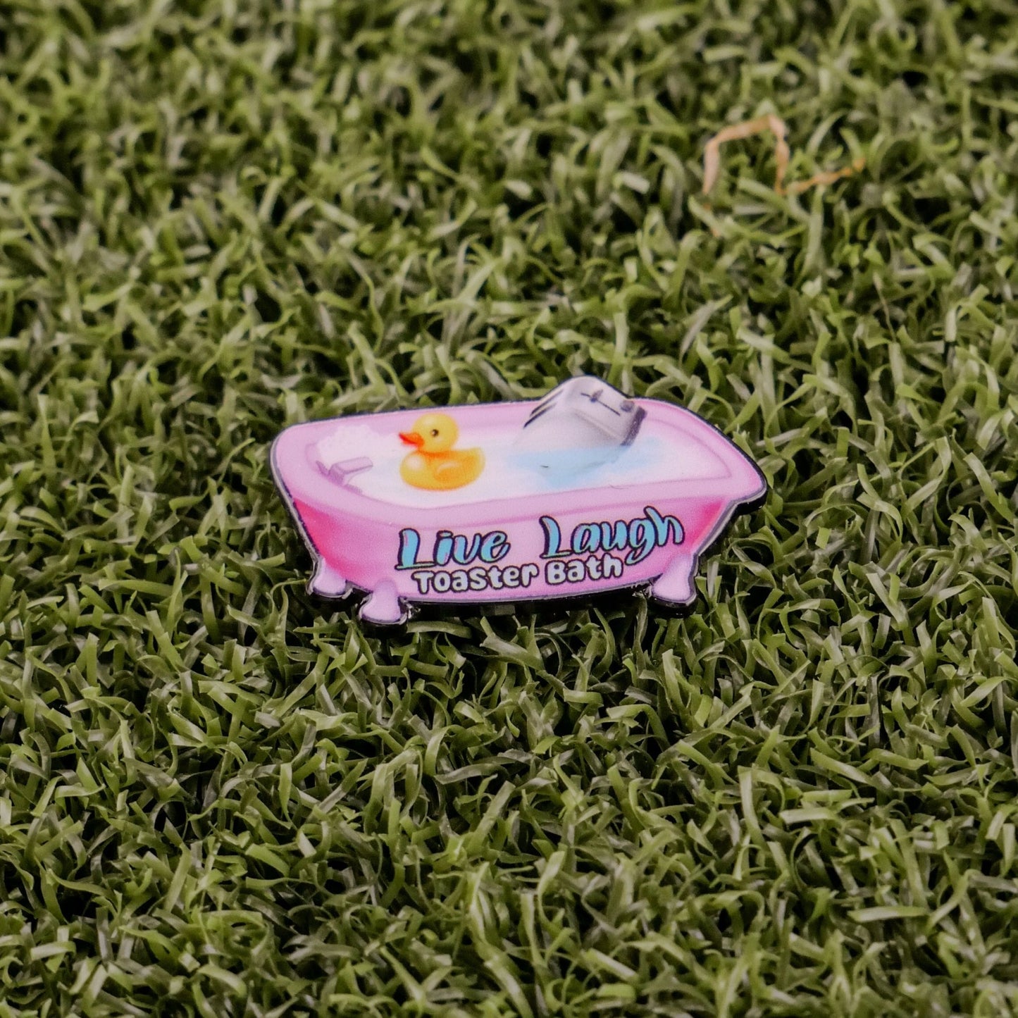 Live Laugh Toaster Bath Ball Marker - Club Rehab