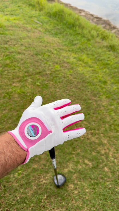 Logie Joe's Cabretta Leather Golf Glove | Premium Golf Glove with Magnetic Ball Marker | Left & Right Hand | Standard & Cadet Sizes - Right Small - Club Rehab
