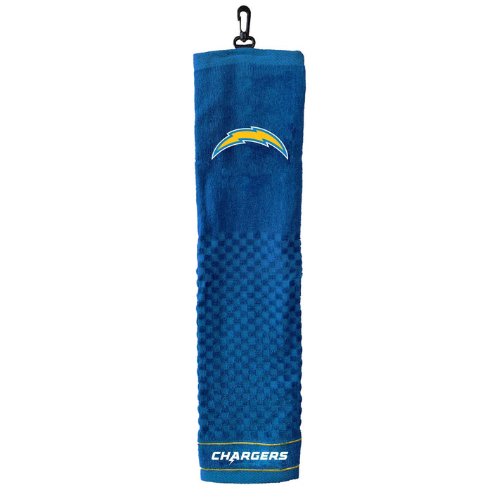 Los Angeles Chargers embroidered golf towel