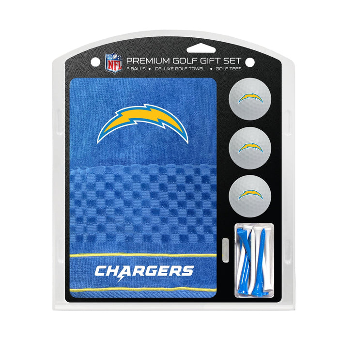 Los Angeles Chargers Embroidered Towel Golf Gift Set
