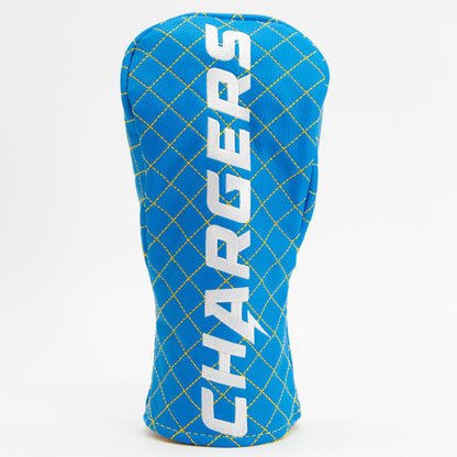 Los Angeles Chargers Quilted Headcovers – Bolt Up Collection - Driver Solid - Club Rehab