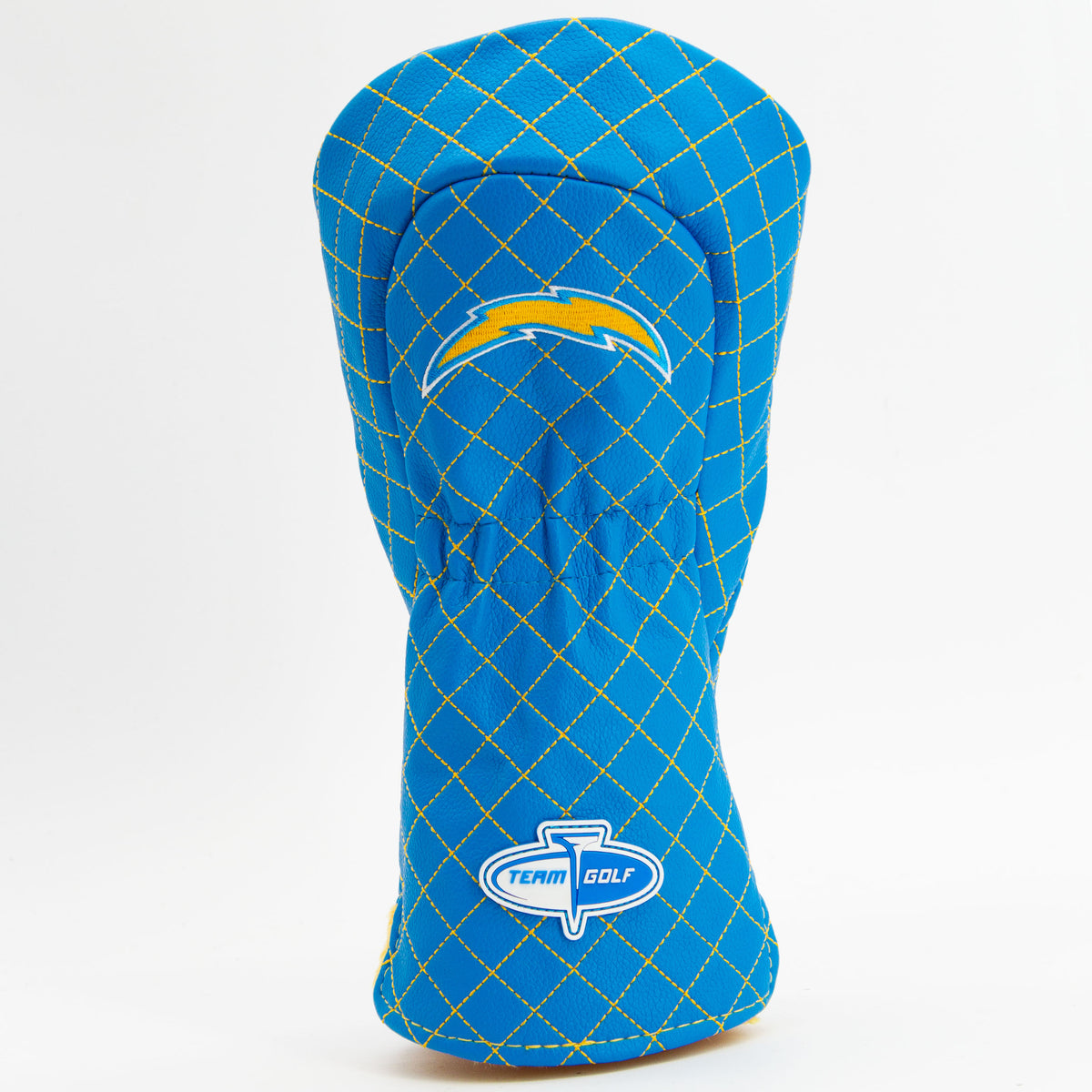 Los Angeles Chargers Solid Driver quilted headcover, back view