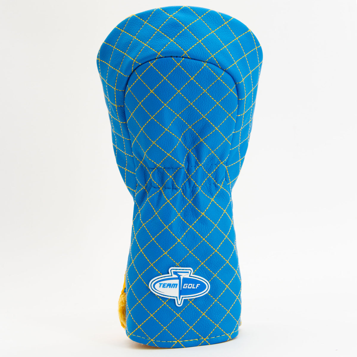 Los Angeles Chargers Split Driver quilted headcover, back view