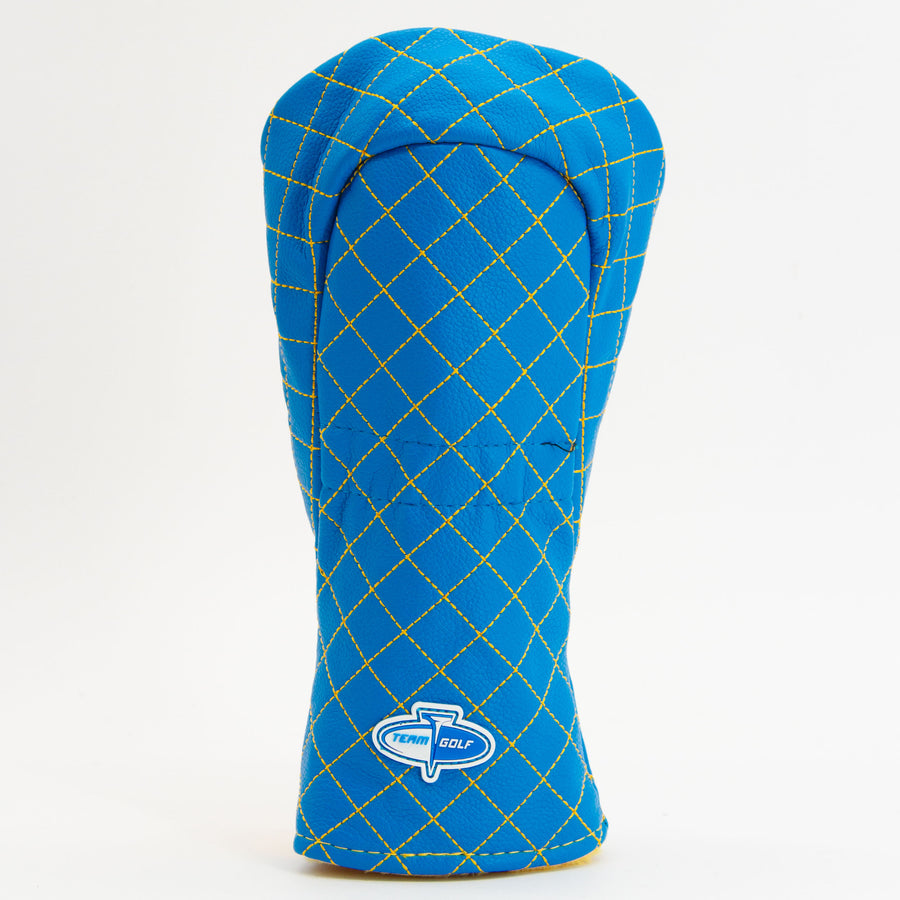 Los Angeles Chargers split quilted fairway cover, back view