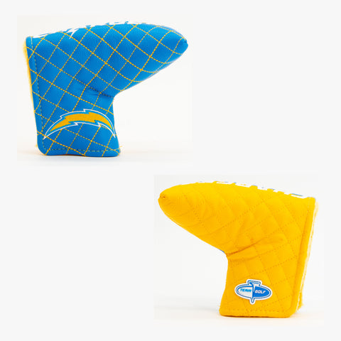 Los Angeles Chargers Split Quilted Blade Putter Cover