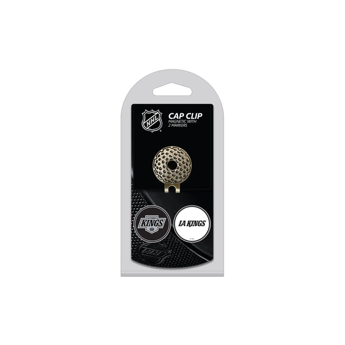 LOS ANGELES KINGS hat clip with two golf ball markers