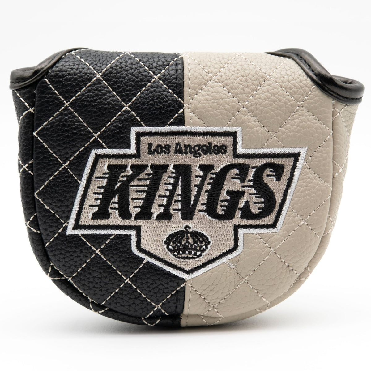 Los Angeles Kings split mallet putter quilted golf headcover