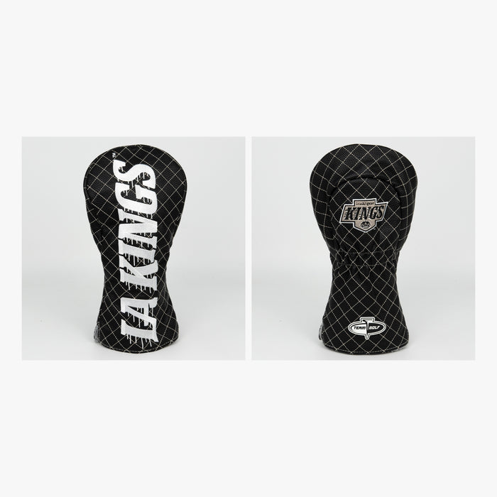 Los Angeles Kings Solid Quilted Driver Headcover, front and back views