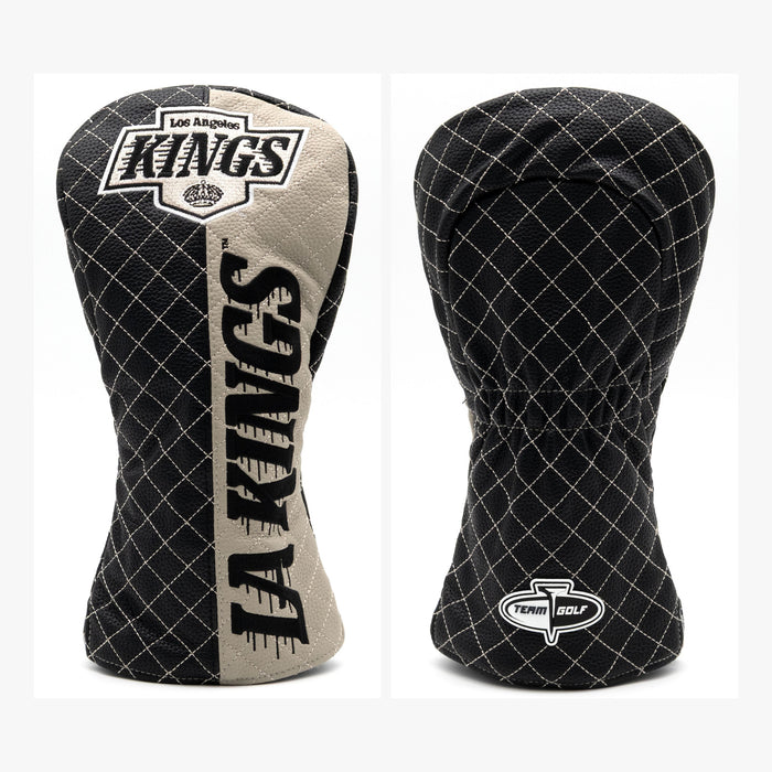 Los Angeles Kings Split Quilted Driver Headcover, front and back views