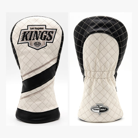 Los Angeles Kings Gestreiftes gestepptes Driver-Golfschlägerhaube