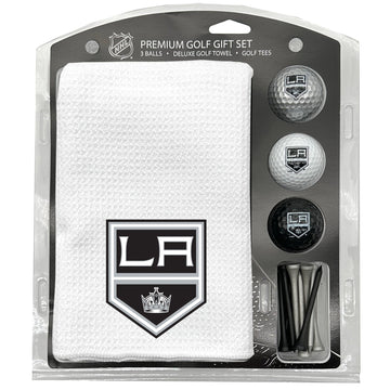 Los Angeles Kings White Microfiber Towel Golf Gift Set