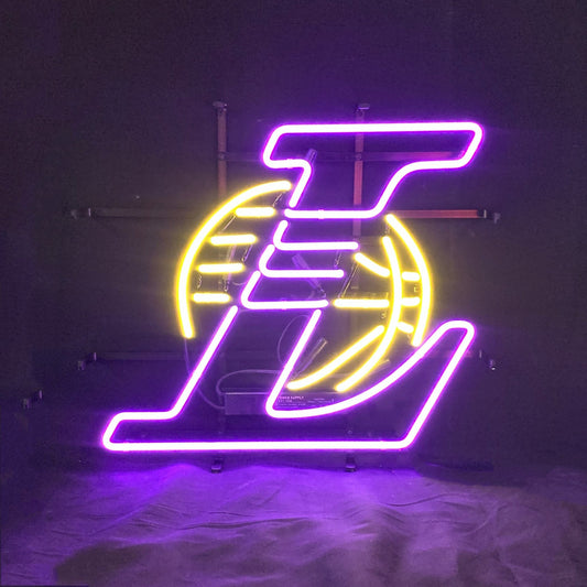 Los Angeles Lakers Basketball Logo Neon Signs Light - Club Rehab