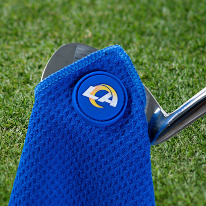 Los Angeles Rams NFL Magnetic Embroidered Golf Towel – 15" x 15" - Club Rehab