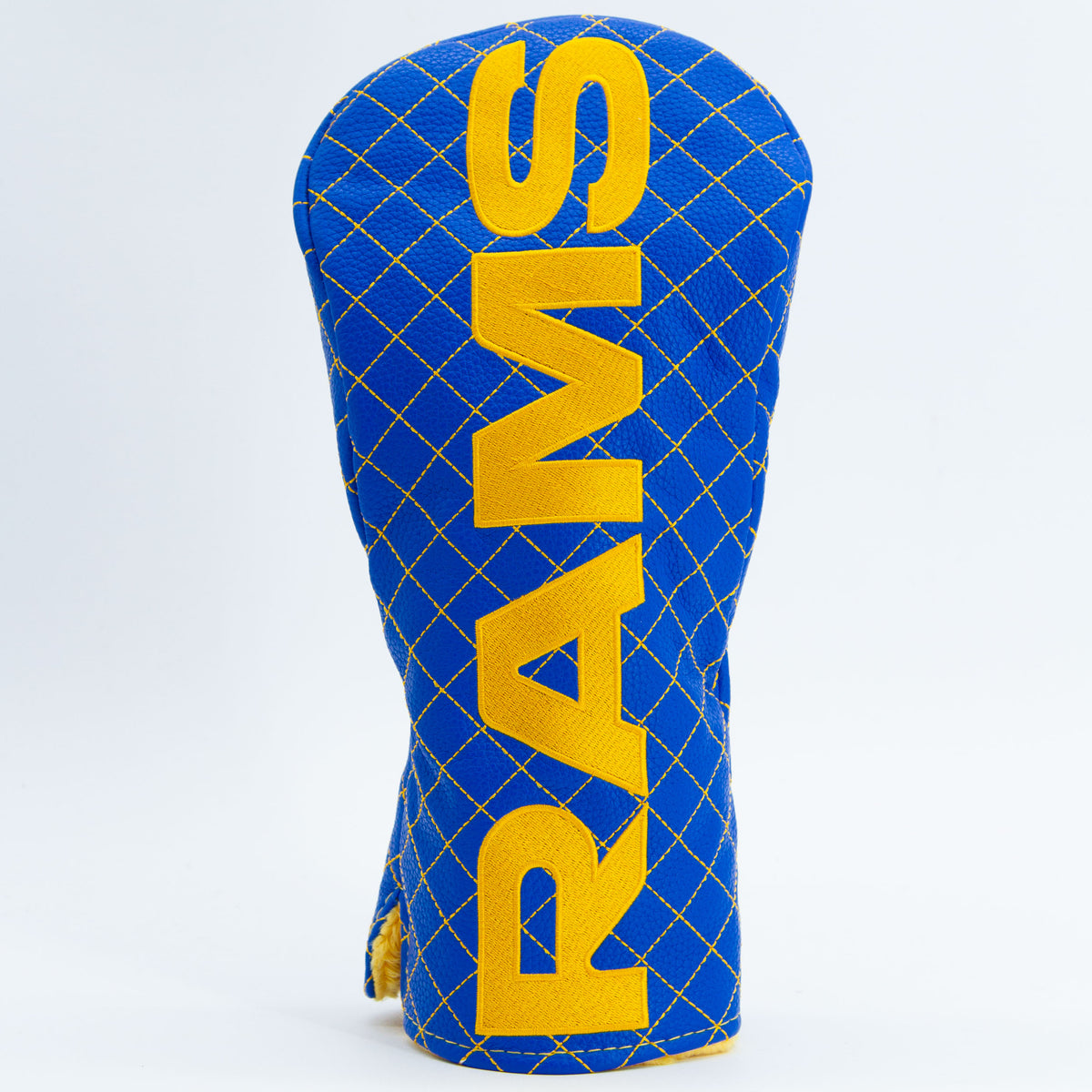 Los Angeles Rams Solid Driver quilted headcover, front view