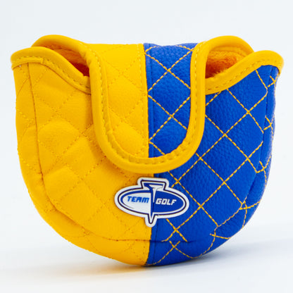Los Angeles Rams Split Mallet Putter quilted headcover, back view