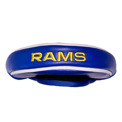 Los Angeles Rams Vintage NFL Headcovers - Mallet Putter - Club Rehab
