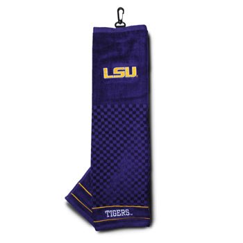 Louisiana State Tigers embroidered golf towel