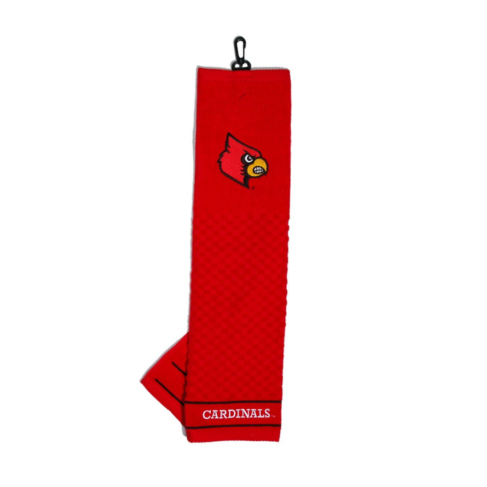 Louisville Cardinals embroidered golf towel