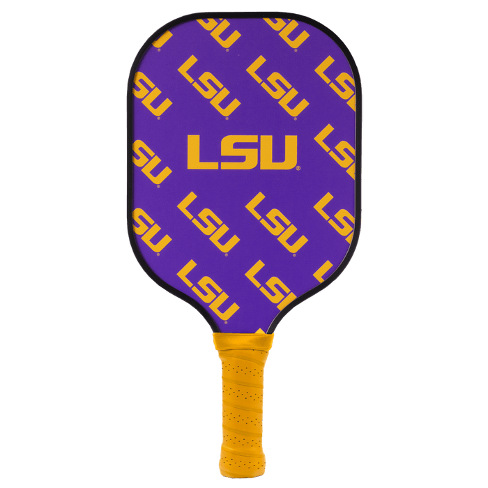 LSU Tigers Pickleball Paddle | Carbon Fiber Face | 12mm Core - Club Rehab