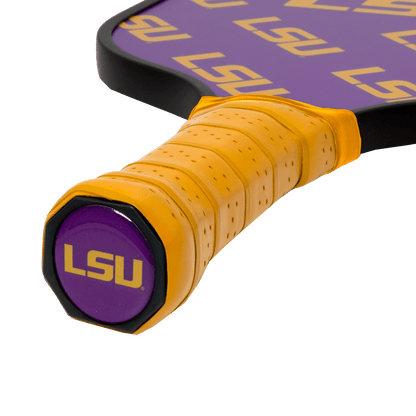 LSU Tigers Pickleball Paddle | Carbon Fiber Face | 12mm Core - Club Rehab