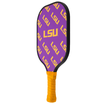 LSU Tigers Pickleball Paddle | Carbon Fiber Face | 12mm Core - Club Rehab