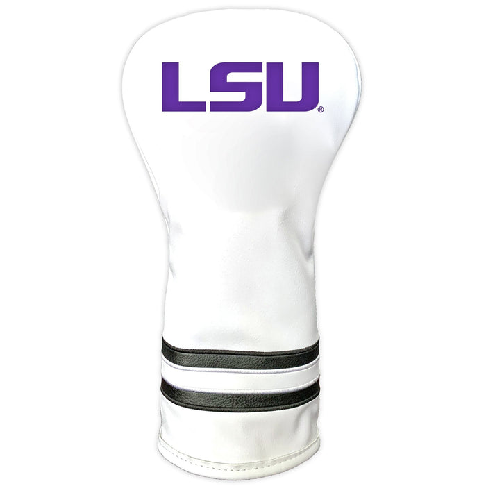 LSU Tigers Vintage Golf Headcovers – White - Club Rehab
