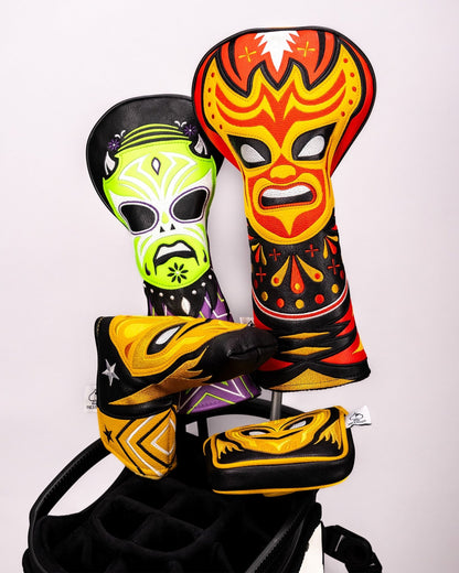 Lucha Libre Mask - Mallet Putter Cover - Club Rehab