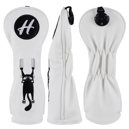 Lucky 8 Cat Headcover - Hybrid - Club Rehab