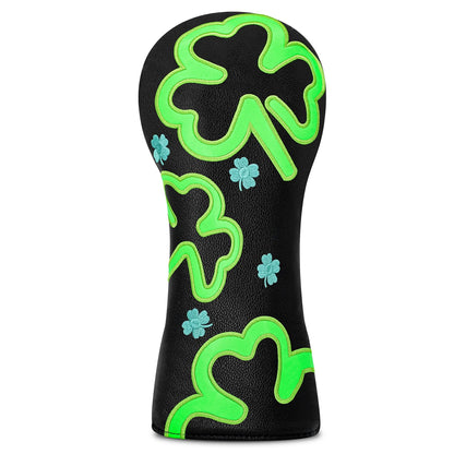 Lucky Clover Golf Headcover Set – Driver, Fairway & Hybrid Covers - Driver - Club Rehab