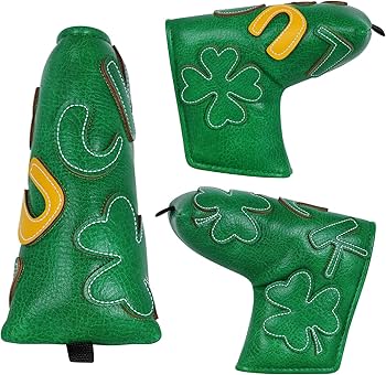 Lucky Clover Headcover - Square Mallet Putter - Club Rehab