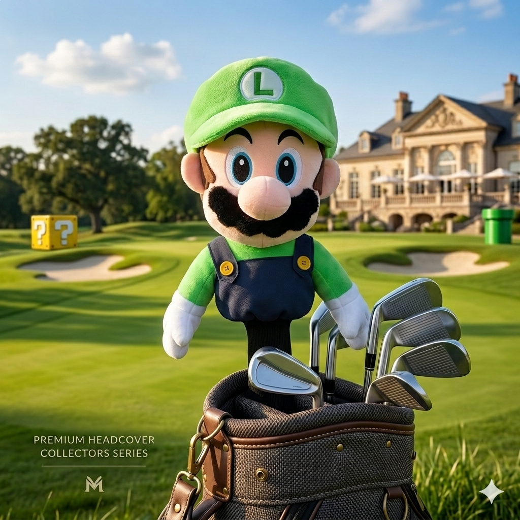 Luigi Inspired Driver Headcover - Luigi - Club Rehab
