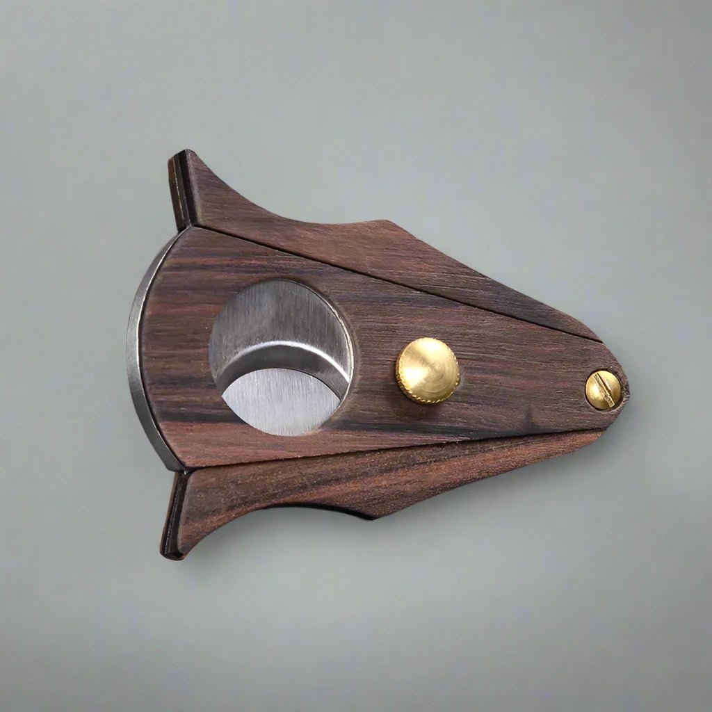 Luxury Wood Grain Cigar Cutter - Club Rehab - Cigar AccessoriesType A45461532508352