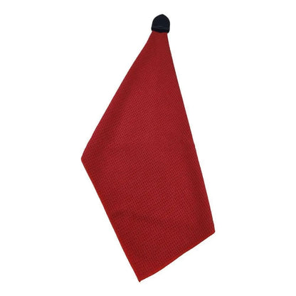 Magnet Master: Microfiber Golf Towel - Club Rehab - MicrofiberPin - Seeker RedPin Seeker Red