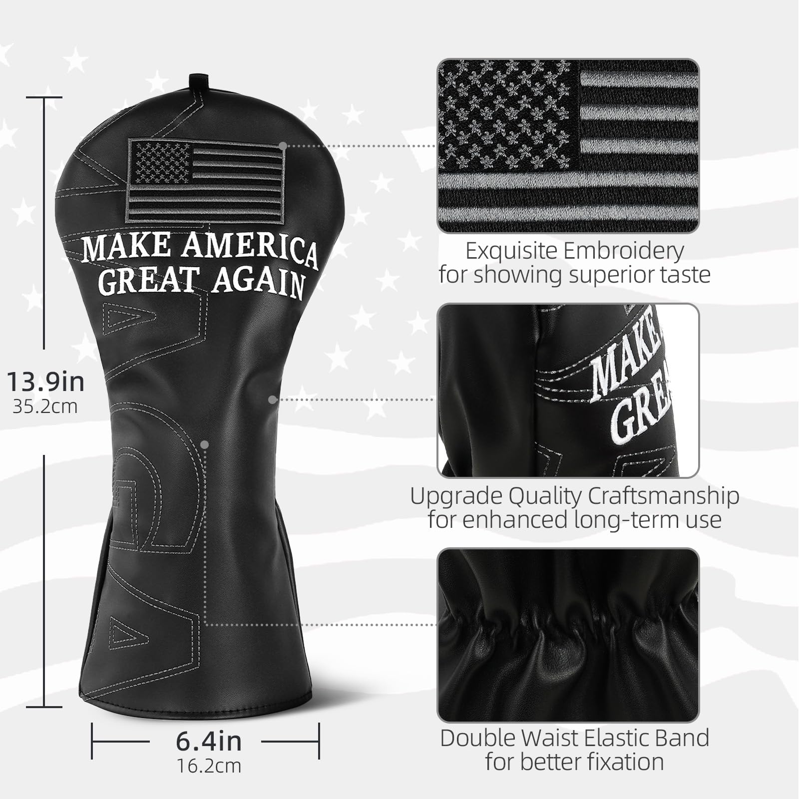Make America Great Again Driver Headcover - Club Rehab