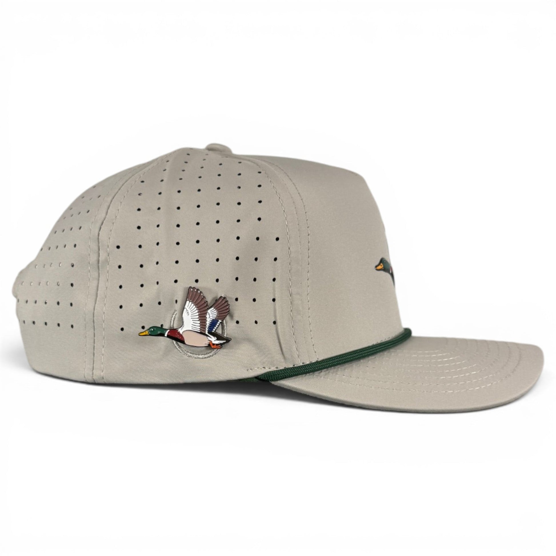 Mallard Golf Hat | Snapback Cap | Built-in Magnetic Ball Marker Holder + Marker Included | Adjustable | Duck - Club Rehab
