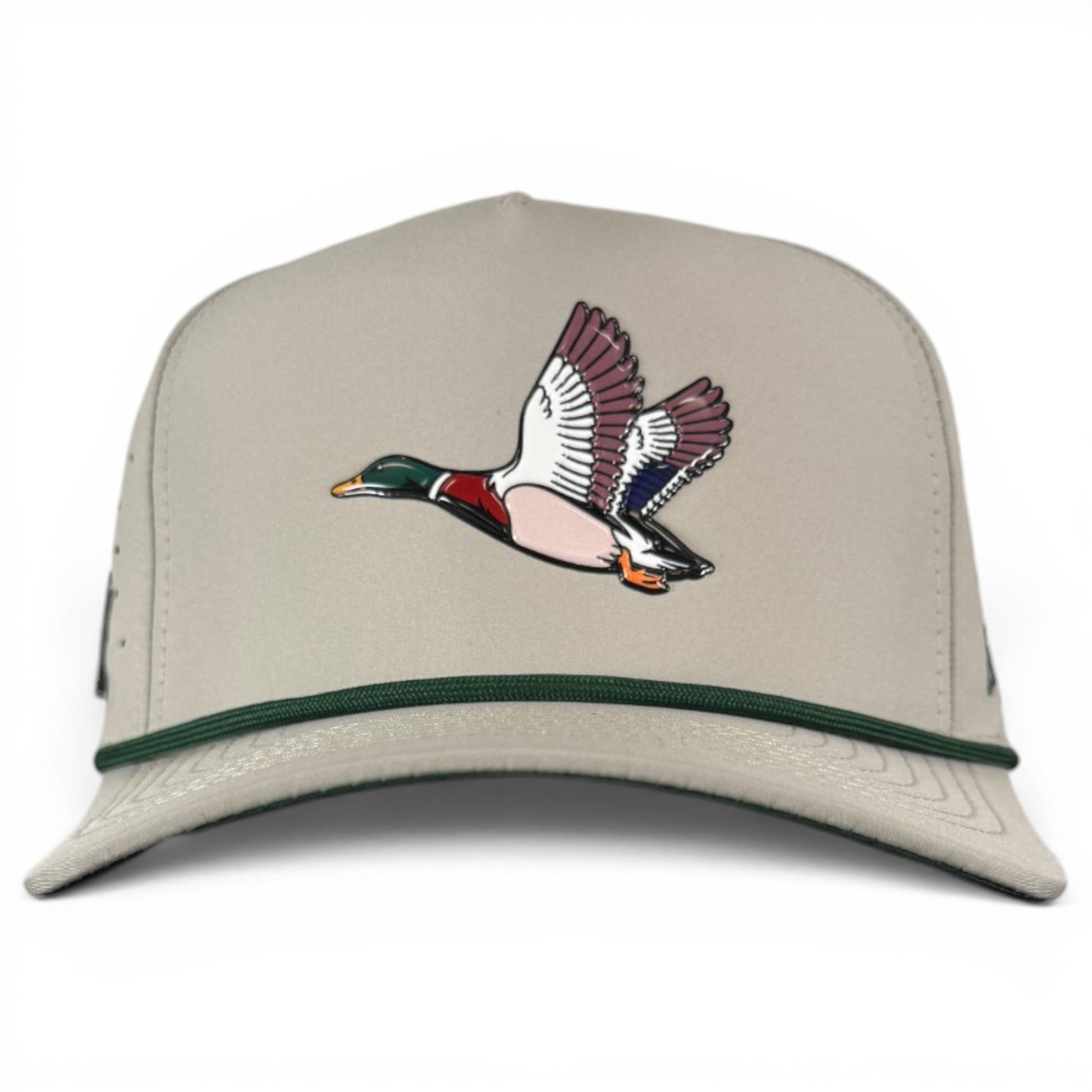 Mallard Golf Hat | Snapback Cap | Built-in Magnetic Ball Marker Holder + Marker Included | Adjustable | Duck - Club Rehab