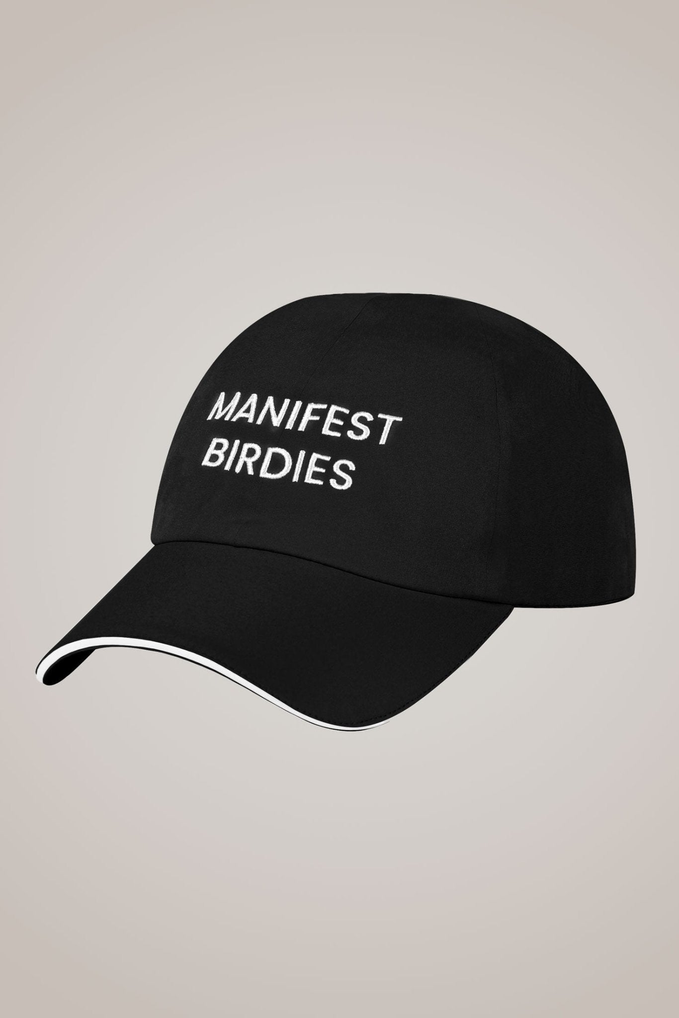 Manifest Birdies Ball Cap in Black - Club Rehab