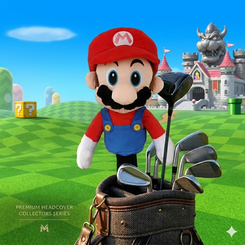 Mario Inspired Driver Headcover - Club Rehab