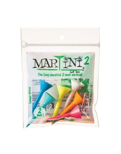 Martini 2 - Inch Golf Tees - Multicolor 6 - Club Rehab