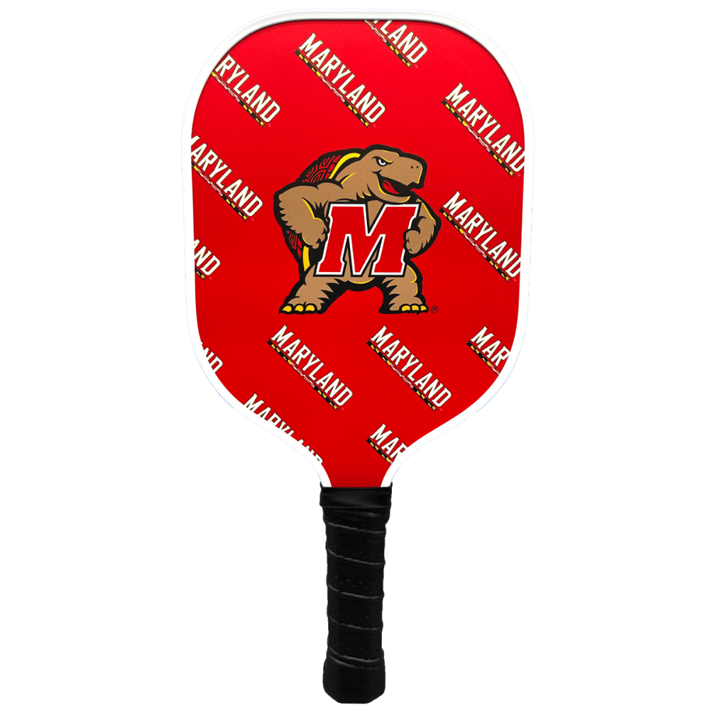 Maryland Terrapins Pickleball Paddle | Carbon Fiber Face | 12mm Core - Club Rehab